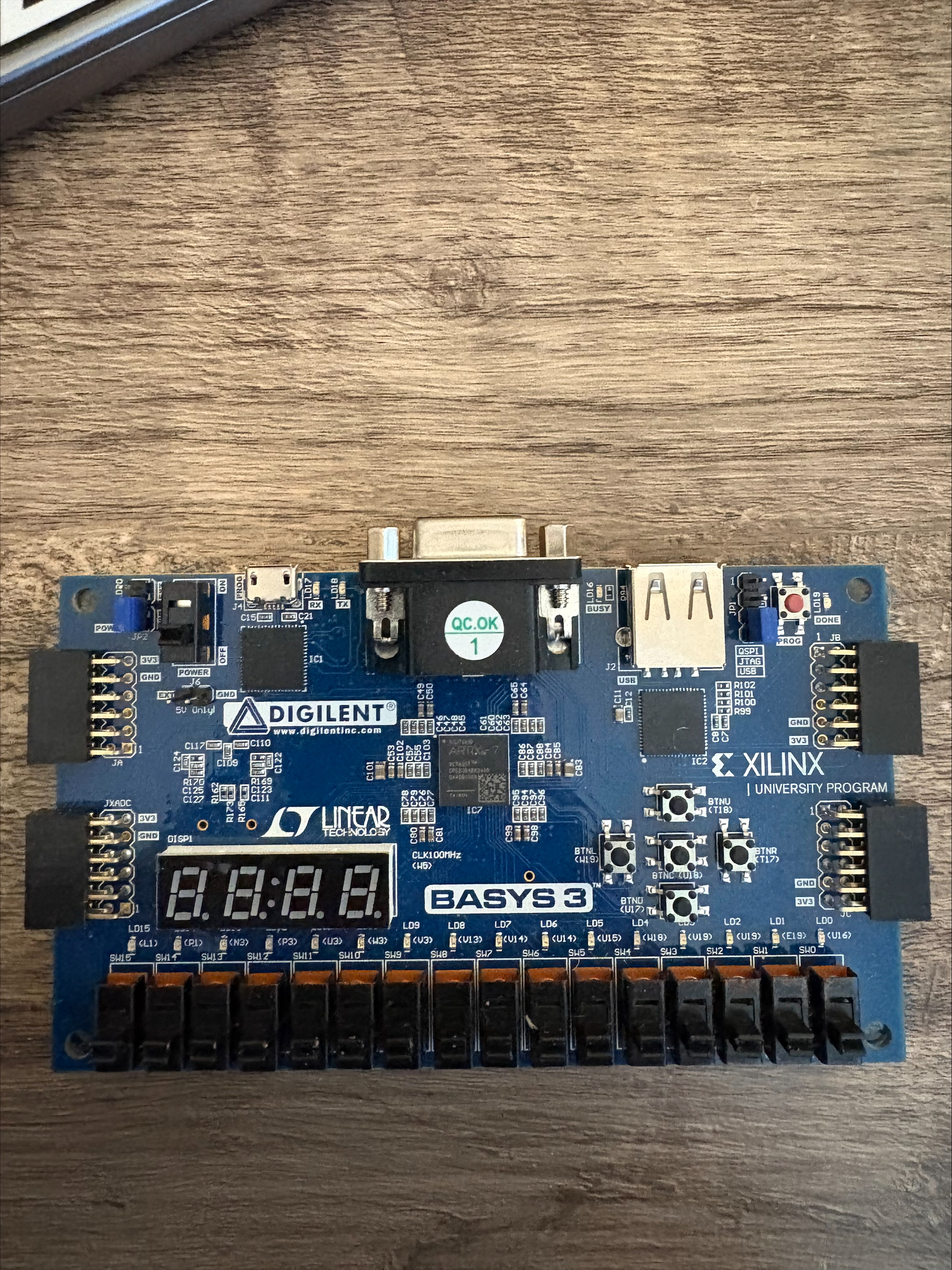 Basys3 FPGA board
