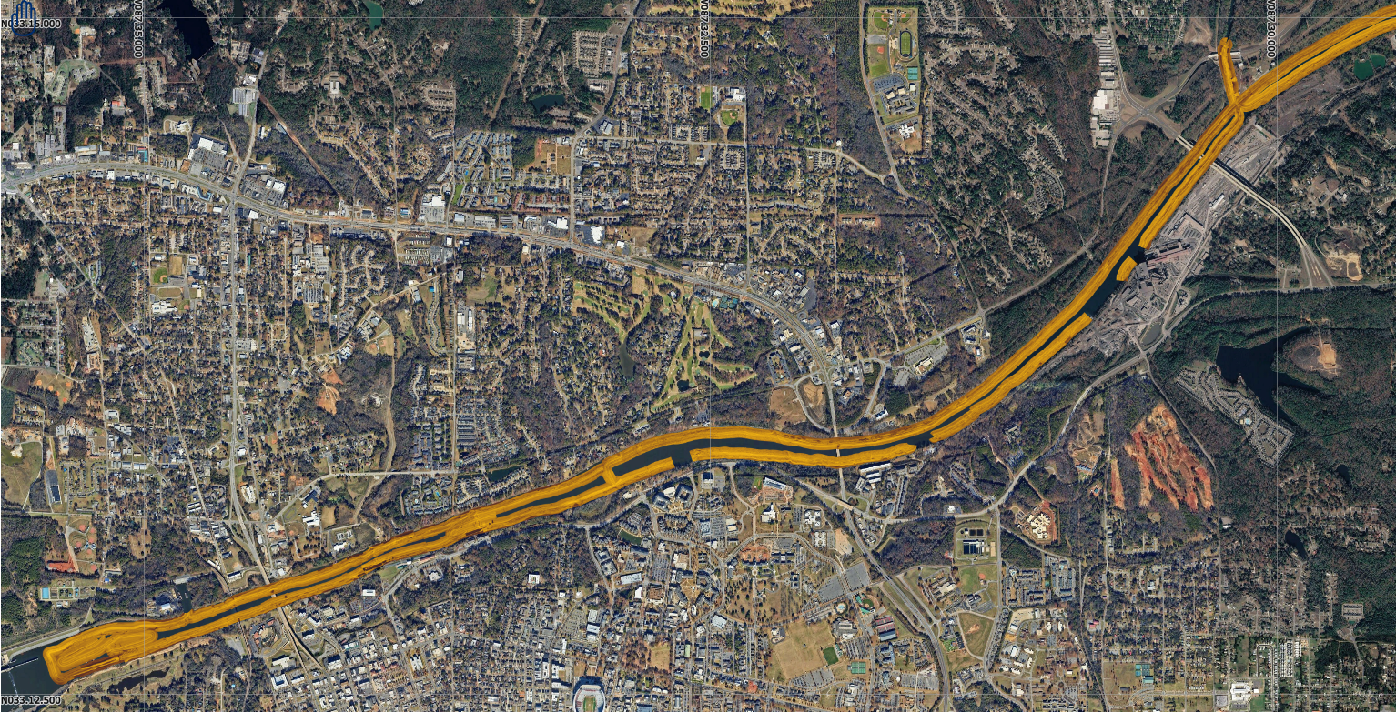 Riverview sonar overlay